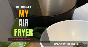 Air Fryer Hack: Drying Basil at Home