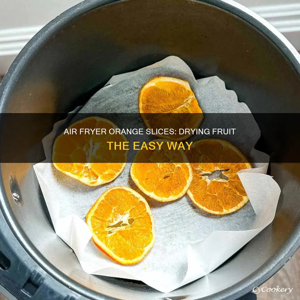 can i dry orange slices in an air fryer