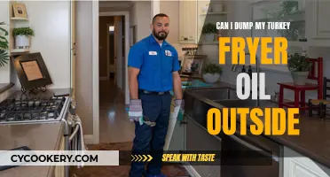 Turkey Fryer Oil: Safe Disposal Methods for Outdoors?