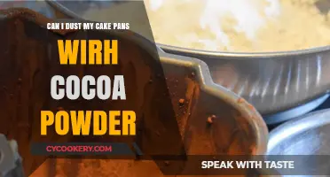 Dust Cake Pans with Cocoa Powder: A Smart Alternative