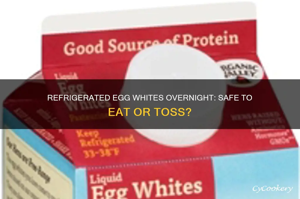 can i eat egg whites that have been refrigerated overnight