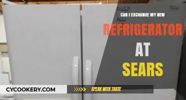Sears Refrigerator Exchange Policy: Can You Return Your New Fridge?