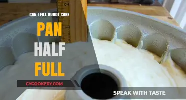 Bundt Cake Pan: How Much to Fill?