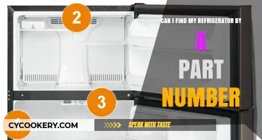 Locate Your Refrigerator Using Its Part Number: A Quick Guide