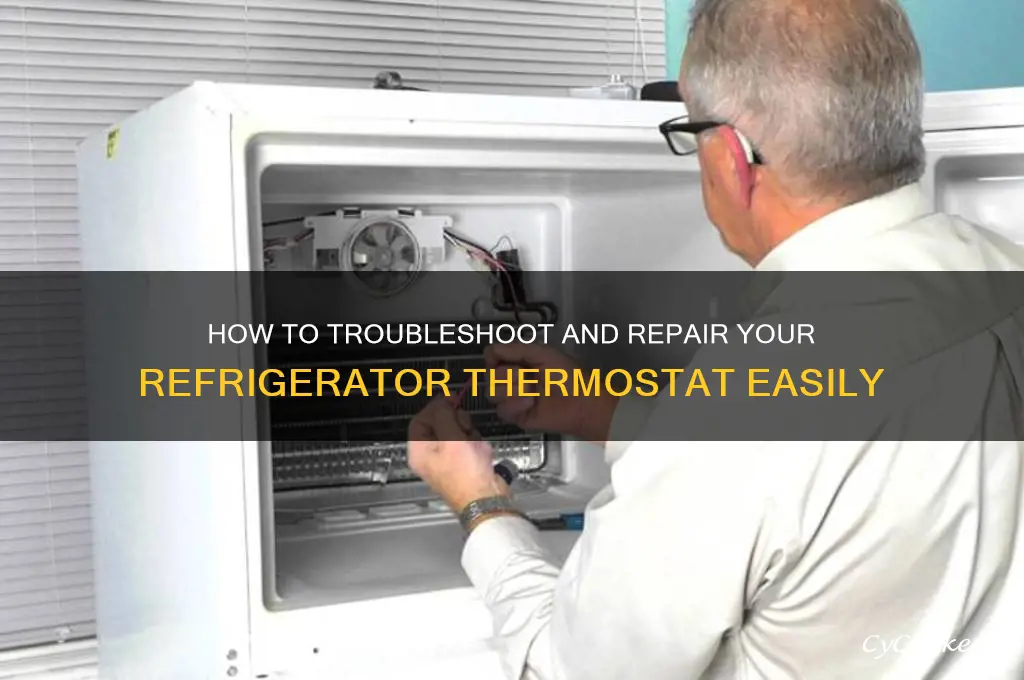can i fix a refrigerator thermostat