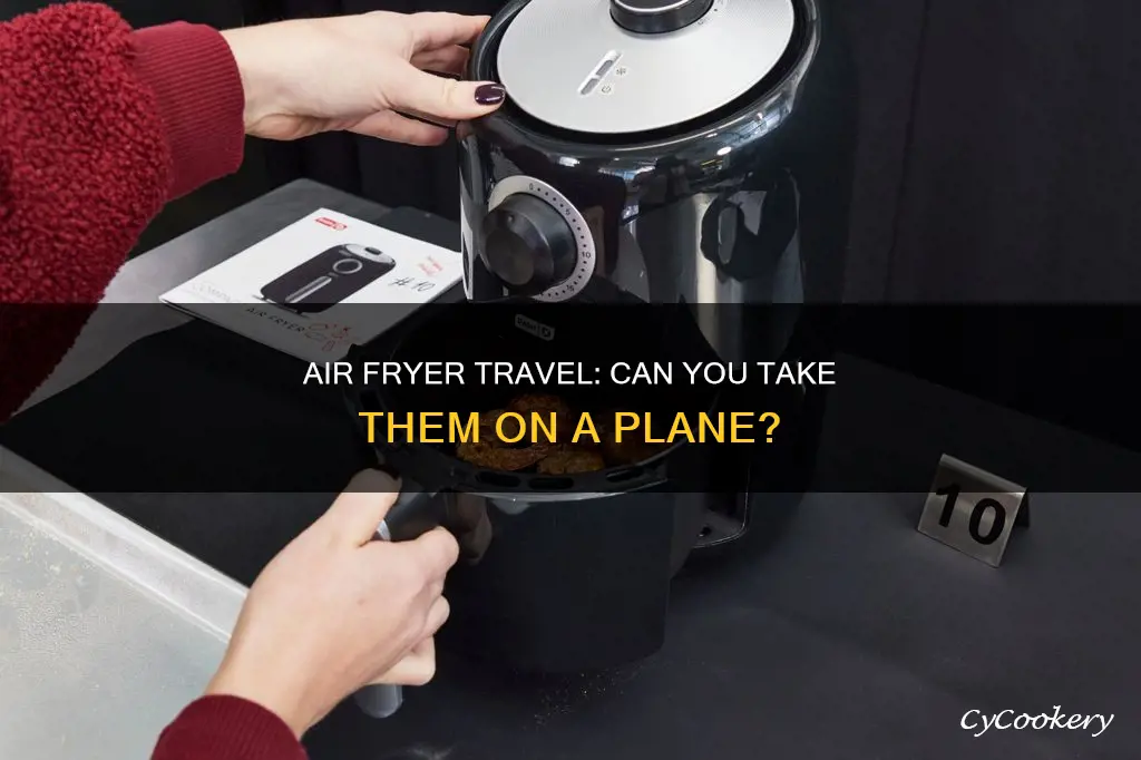 can i fly with an air fryer