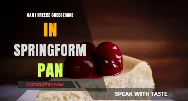 Freezing Cheesecake: Springform Pan Do's and Don'ts