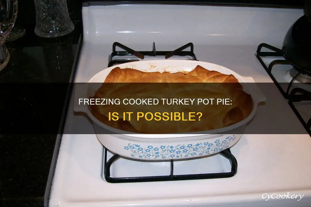 can I freeze cooked turkey pot pie