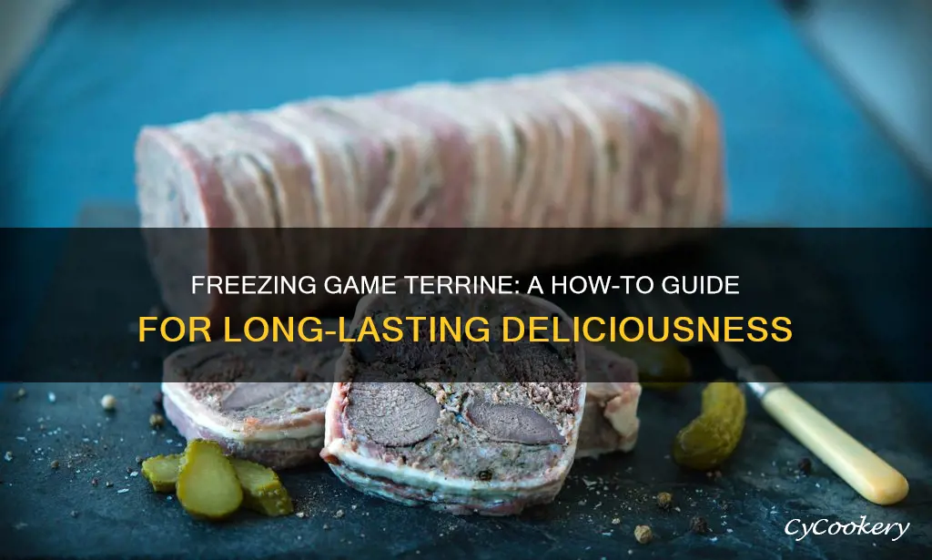 can i freeze game terrine