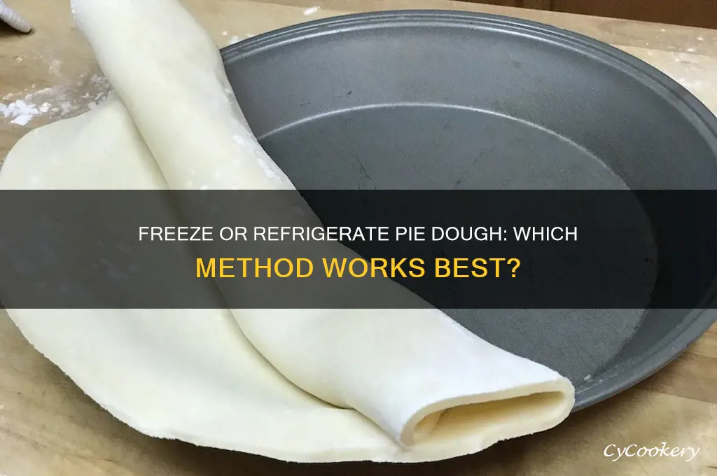 can i freeze pie dough instead of refrigerating