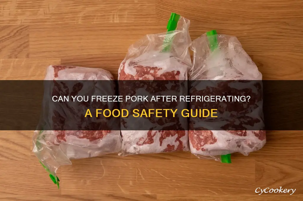 can i freeze pork after refrigerating