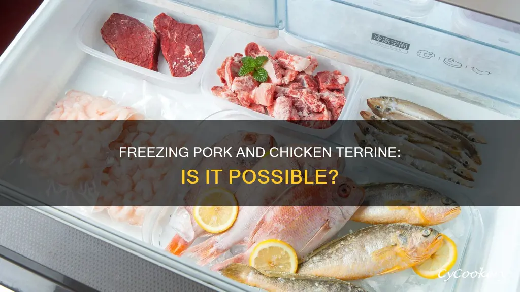 can i freeze pork and chicken terrine