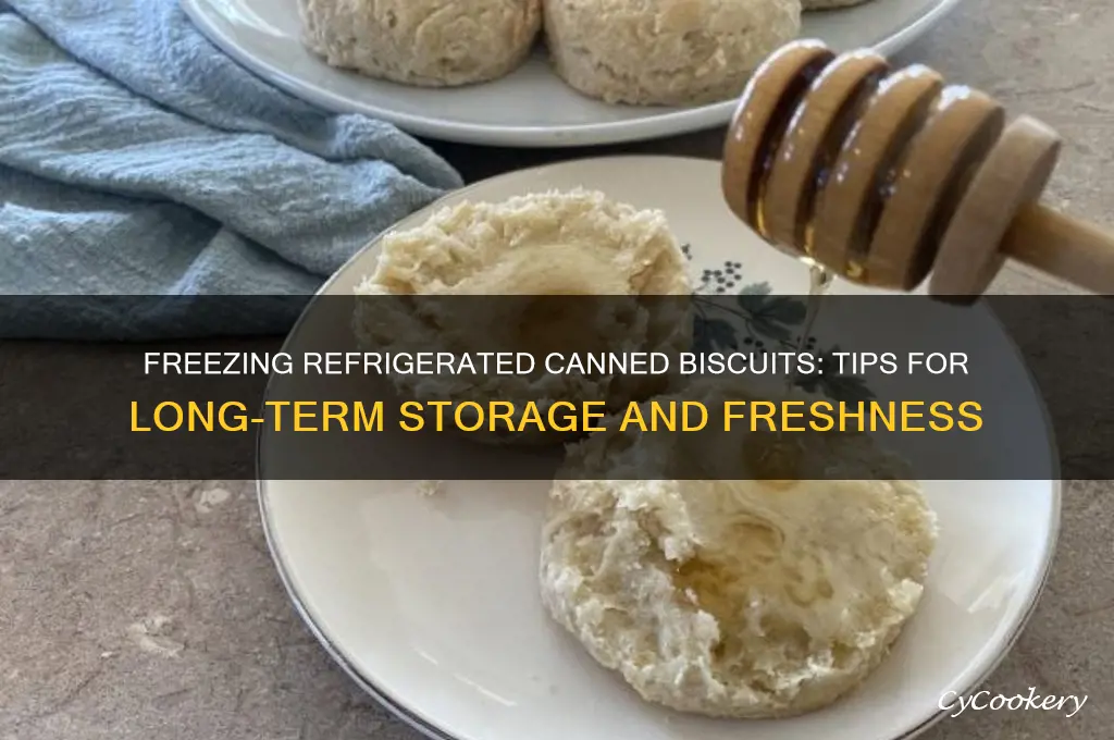 can i freeze refrigerated canned biscuits
