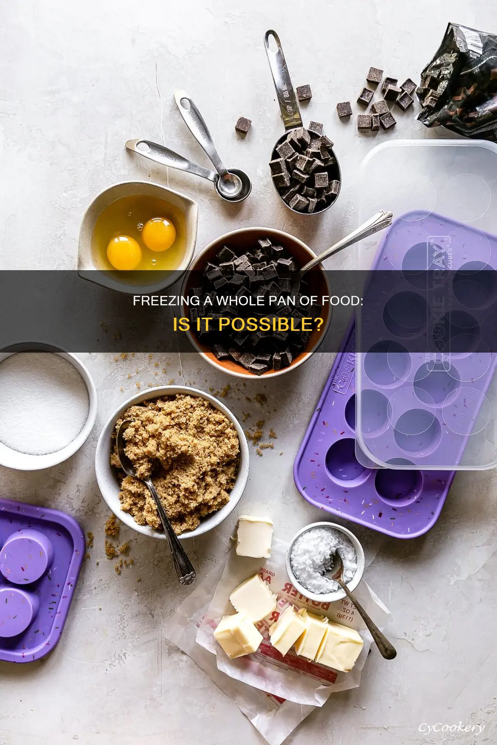 can I freeze whole pan of food