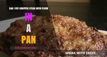 Frying Chopped Steak: The Flour Power Technique