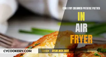 Frying Creamed Potato Patties: Air Fryer Magic