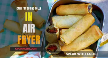 Spring Rolls: Air Fryer Frying Magic