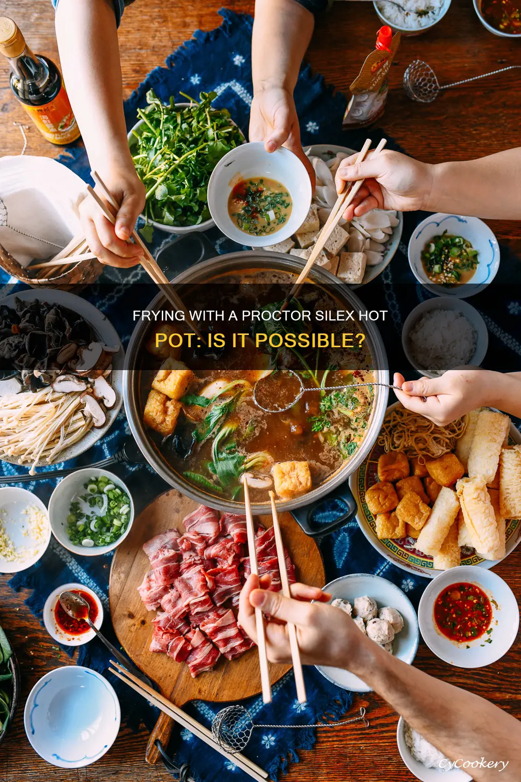 can I fry with a proctor silex hot pot