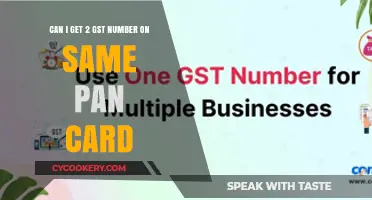 Multiple GSTINs: One PAN Card