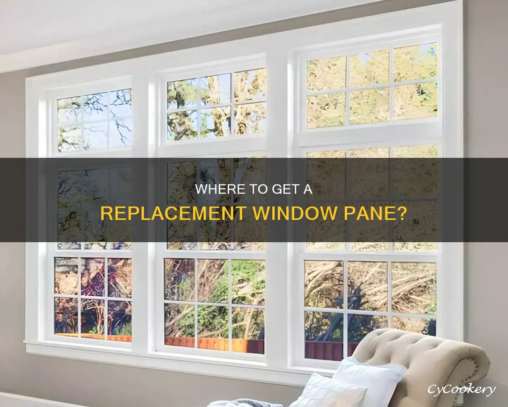 can I get a replacement window pane at hiome depot