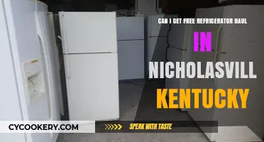 Free Refrigerator Haul in Nicholasville, Kentucky: How to Get One
