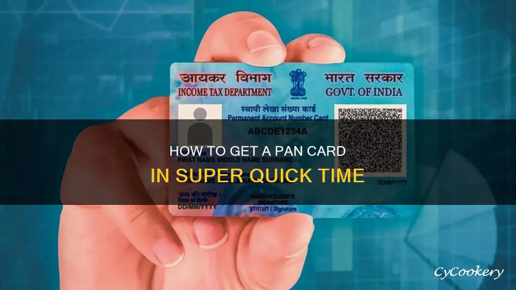 can I get pan card in 2 days