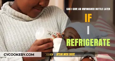 Refrigerating Unfinished Bottles: Safe to Serve Later or Not?