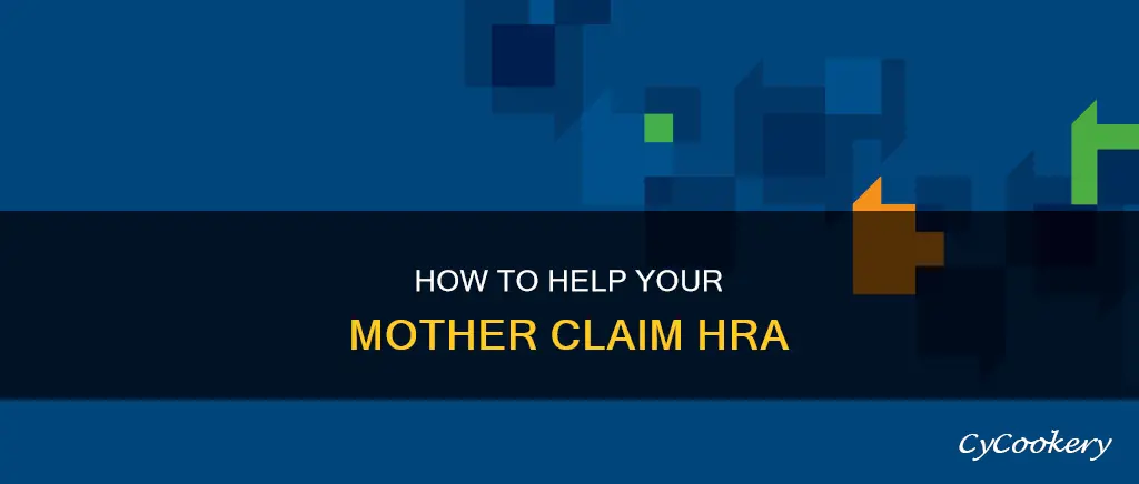 can I give my mother pan for hra