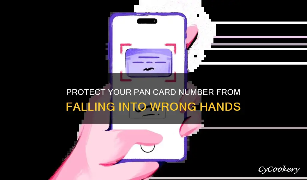 can I give my pan card number to anyone