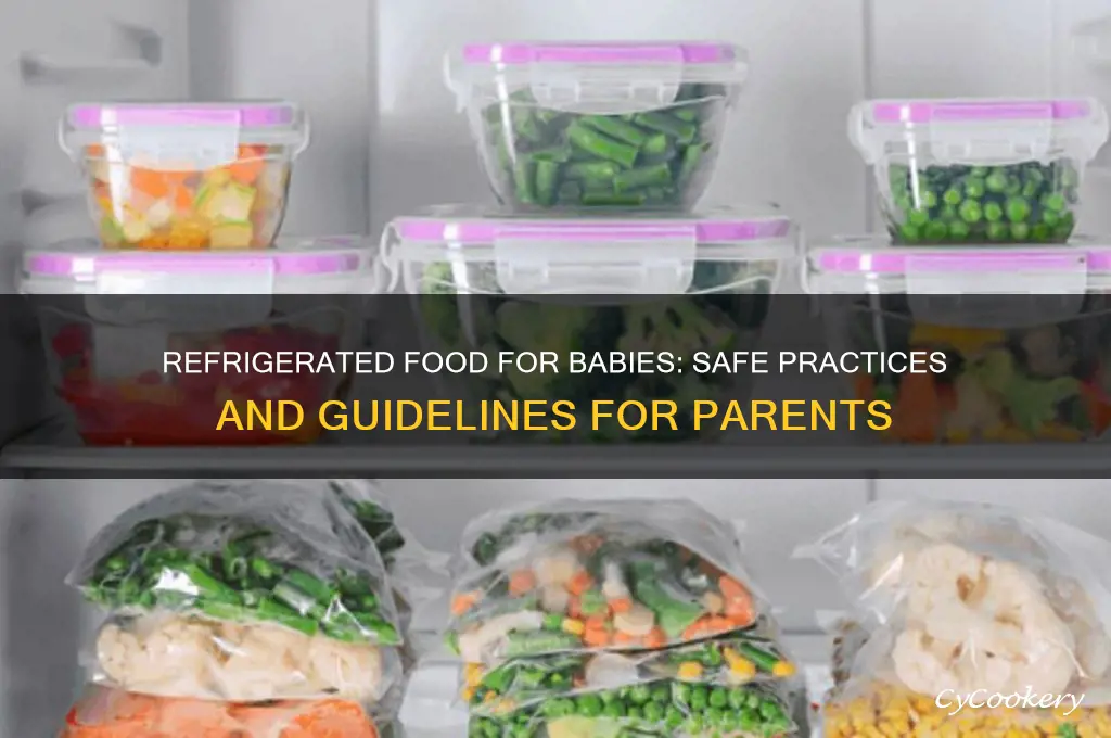 can i give refrigerated food to my baby
