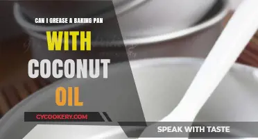 Coconut Oil: A Perfect Baking Pan Grease?
