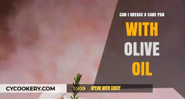Greasing Cake Pans: Is Olive Oil a Good Choice?
