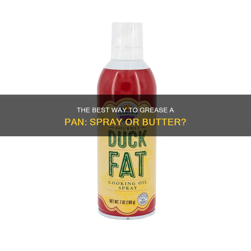 can I grease a pan with non stick spray