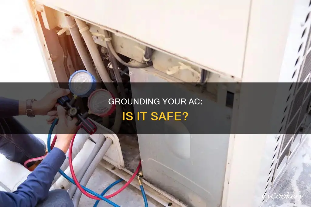 can I ground to my ac pan