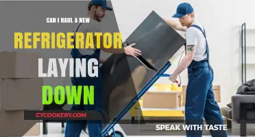Can You Safely Transport a New Refrigerator Laying Down?