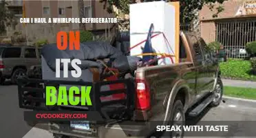 Hauling a Whirlpool Fridge: Is It Safe to Transport on Its Back?