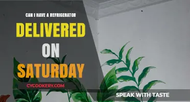 Saturday Refrigerator Delivery: Options, Costs, and What to Expect