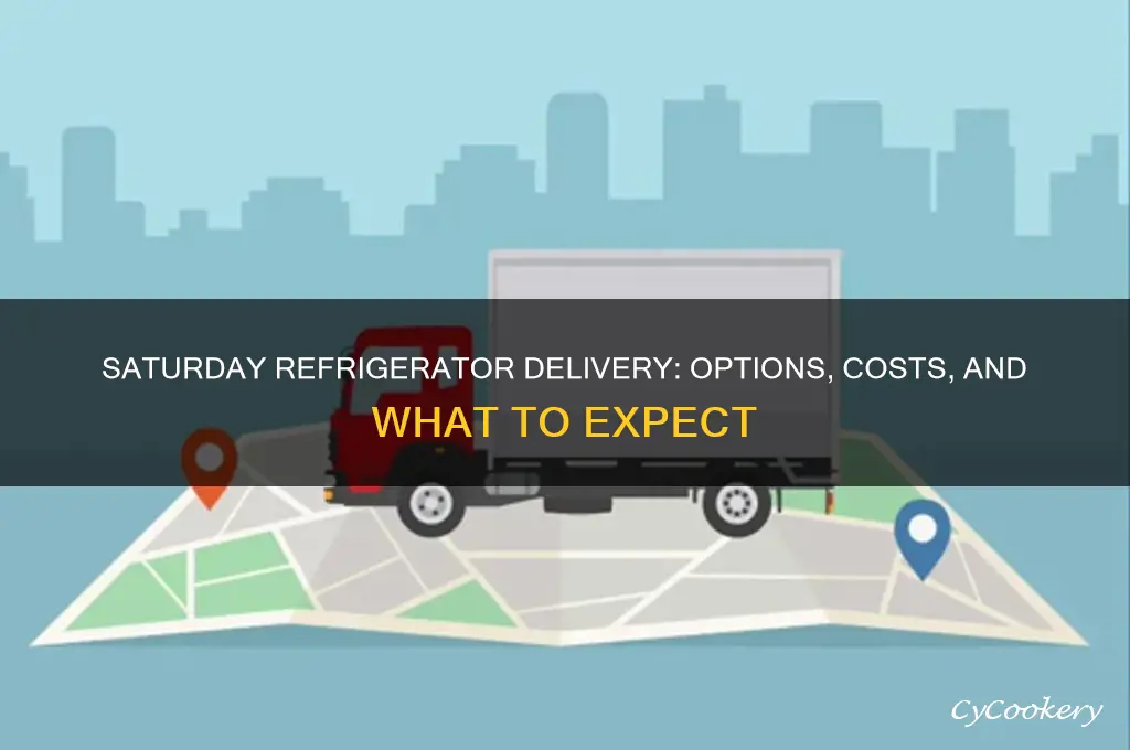 can i have a refrigerator delivered on saturday