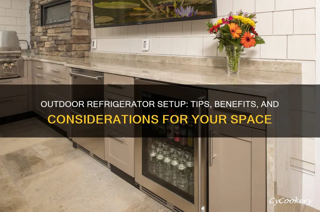 can i have a refrigerator outside
