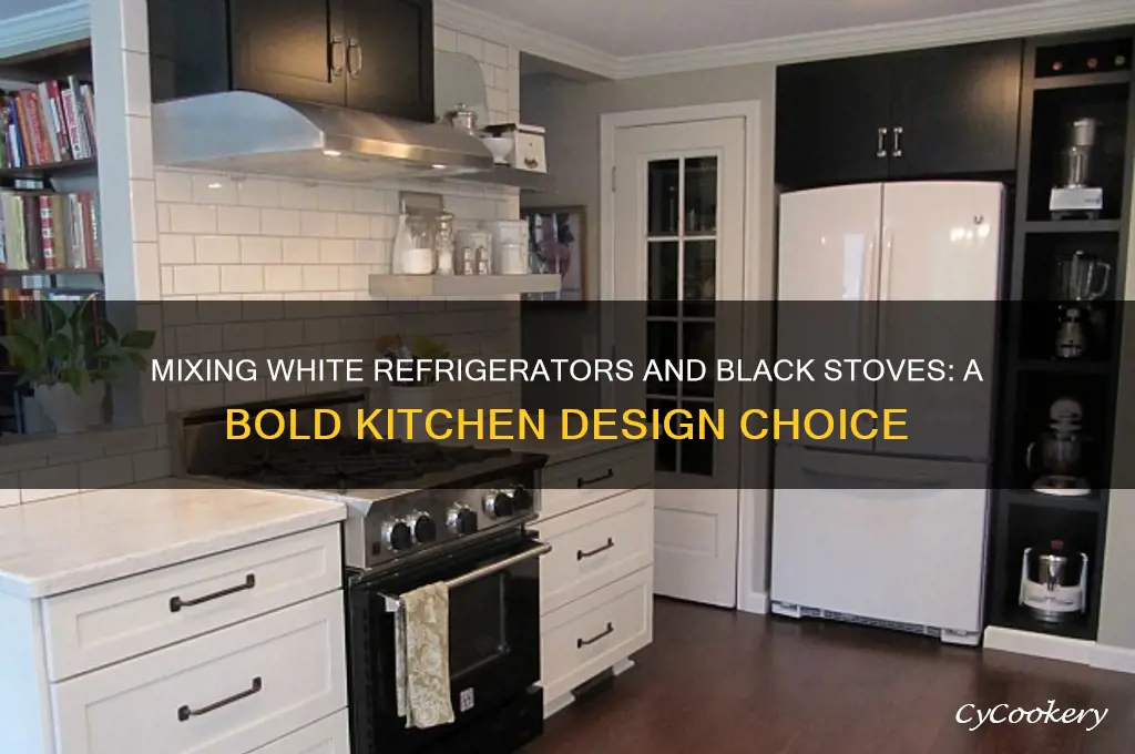 can i have a white refrigerator and a black stove