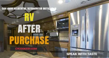 Can You Install a Residential Fridge in Your RV Post-Purchase?