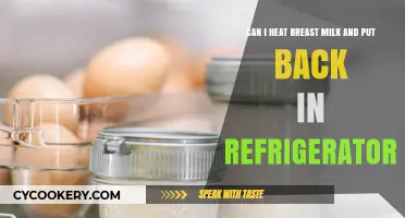 Heating Breast Milk: Can You Refrigerate It Again Safely?