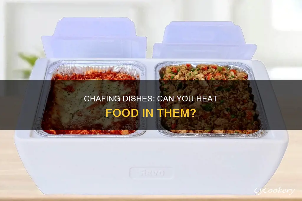 can I heat food in electric chafing pan