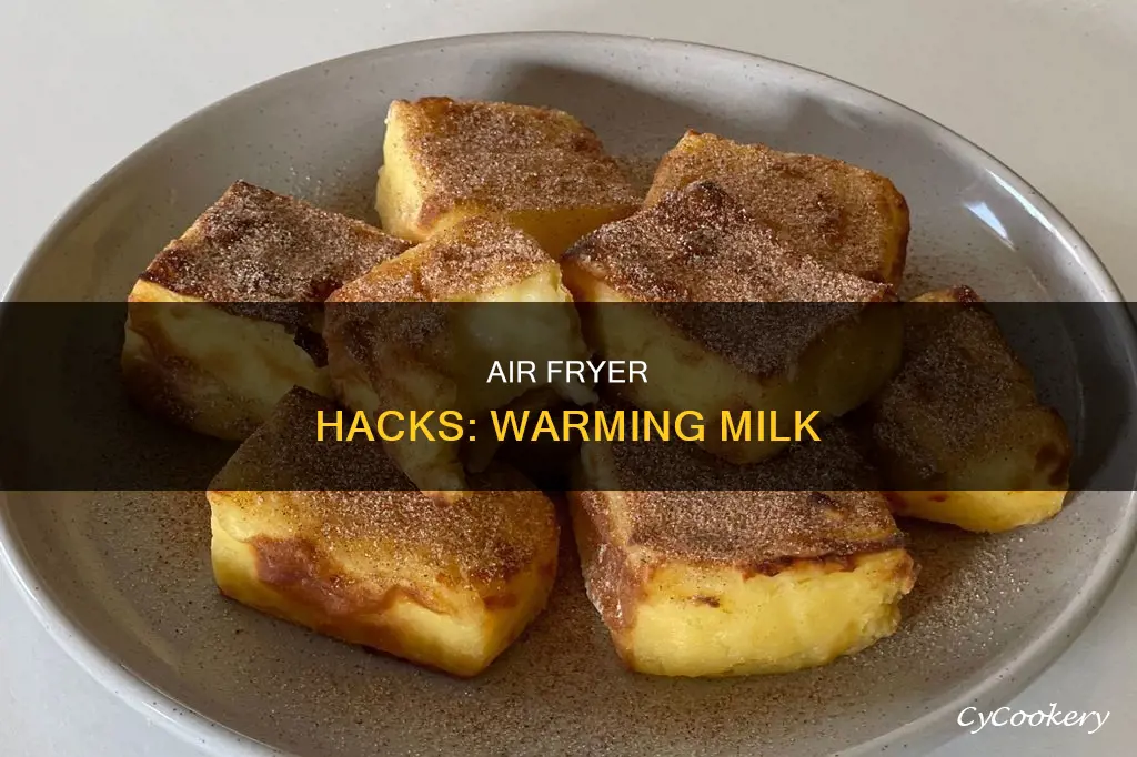 can i heat milk in air fryer