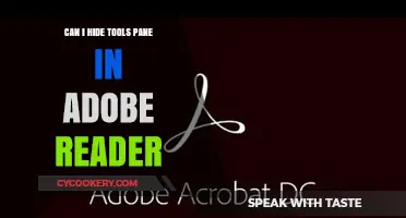 How to Hide Tools Pane in Adobe Reader