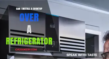 Can You Safely Install a Cooktop Above a Refrigerator?