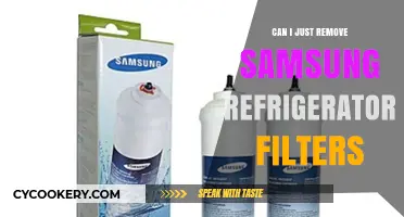 Can You Remove Samsung Refrigerator Filters? A Quick Guide