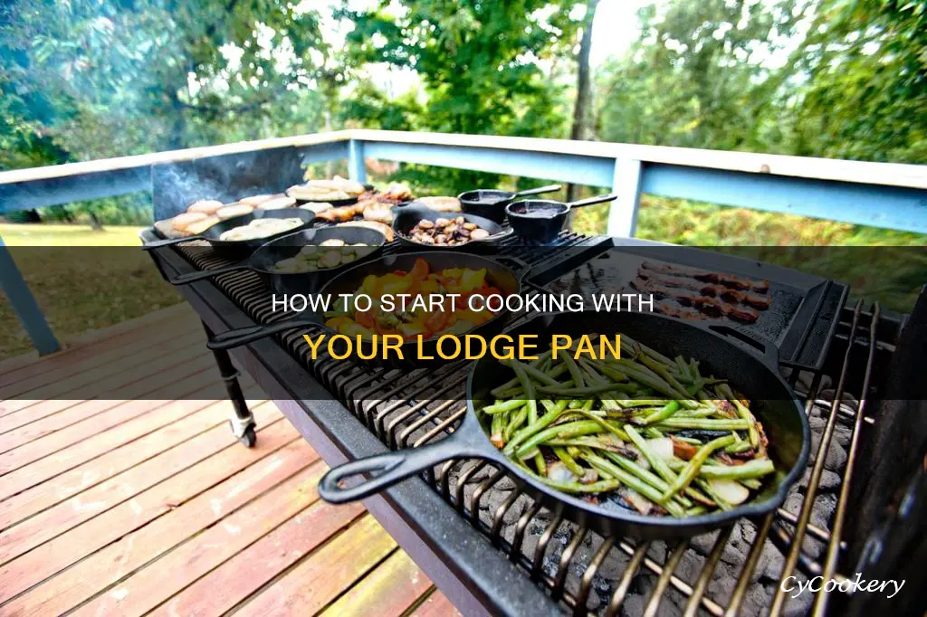 can I just start to cook in my lodge pan