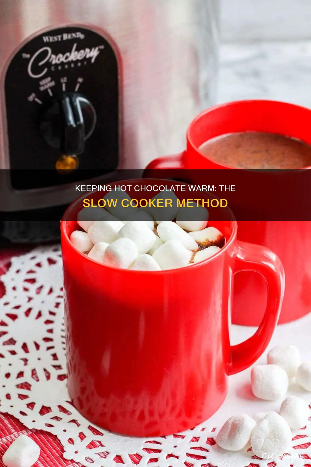 can I keep hot chocolate warm in a crock pot