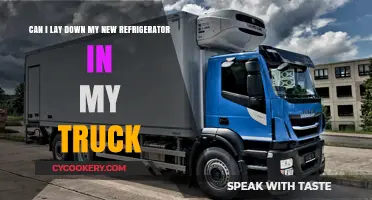 Can You Transport a New Refrigerator Lying Down in Your Truck?